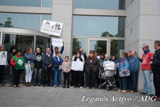 Encierro Ayuntamiento PAH Leganés