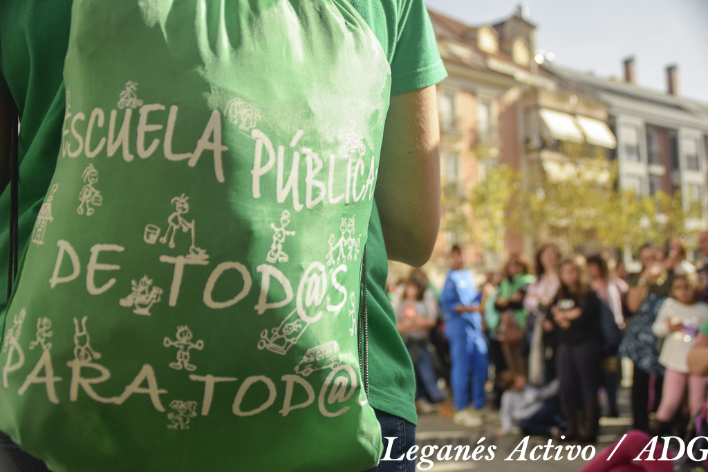 huelga educación publica leganes