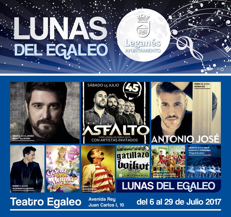 Programa Las Lunas del Egaleo 2017