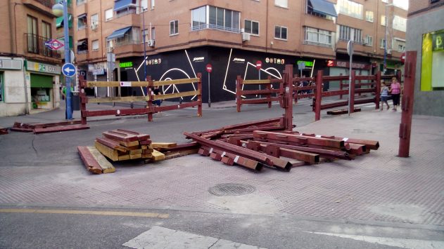 Vallado encierros Leganes 2017