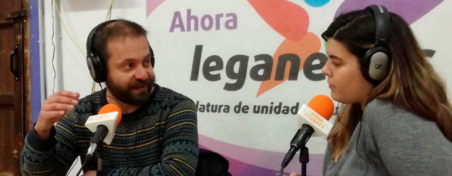 Portavoz de Leganemos en La Primera Palabra