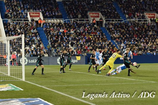 Ocasion del Leganes Real Madrid
