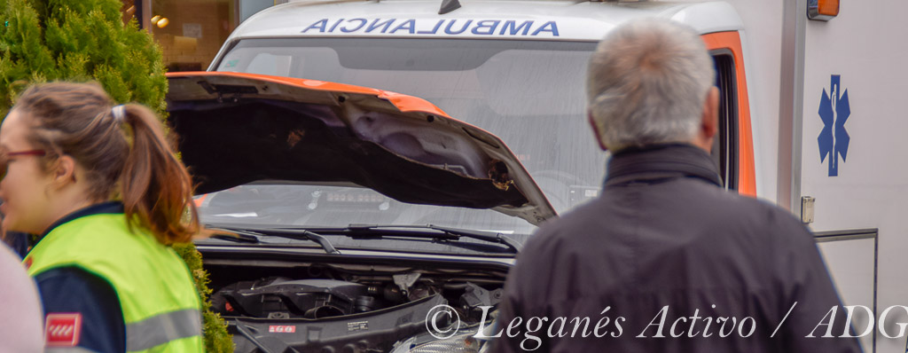 Accidente ambulancia leganes