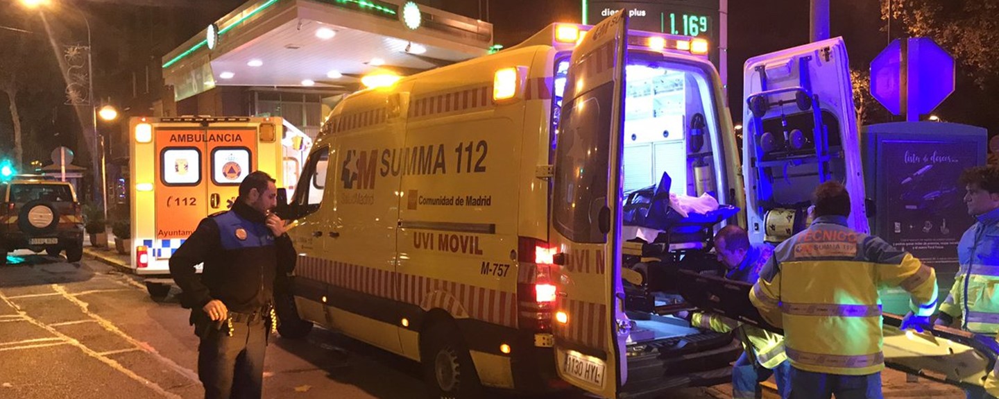 hombre herido leganes