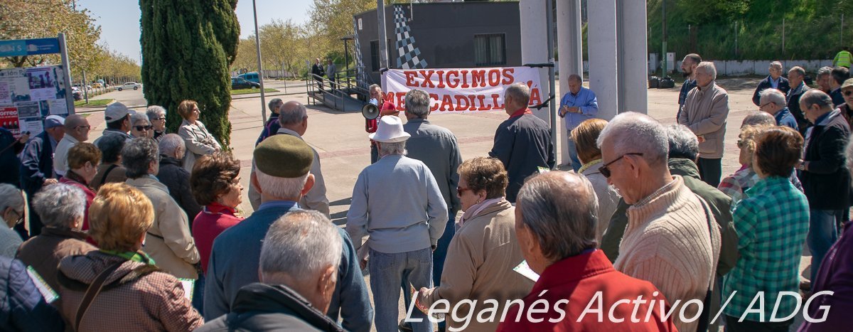 manifestacion mercadillo leganes