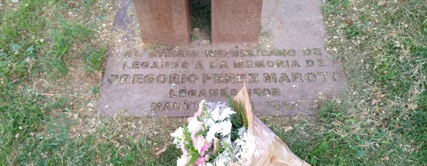 monolito homenaje Gregorio Pérez Maroto