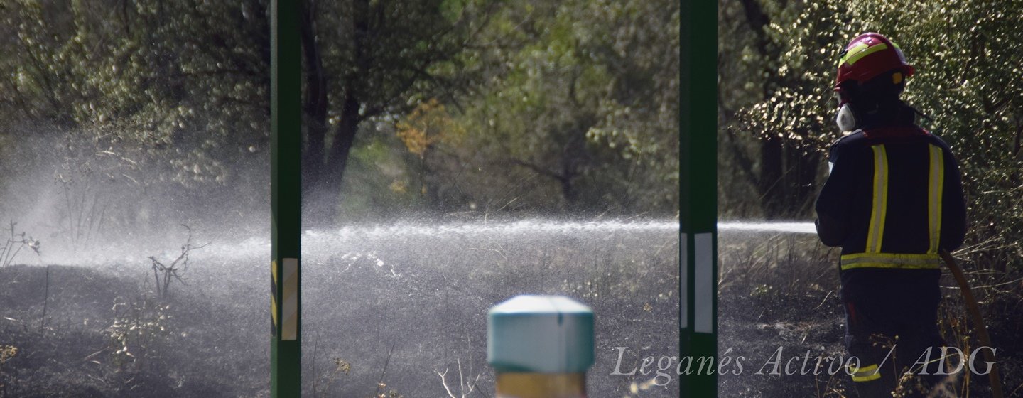 bomberos incendio leganes
