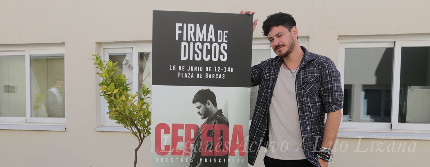 luis cepeda firma discos en leganes