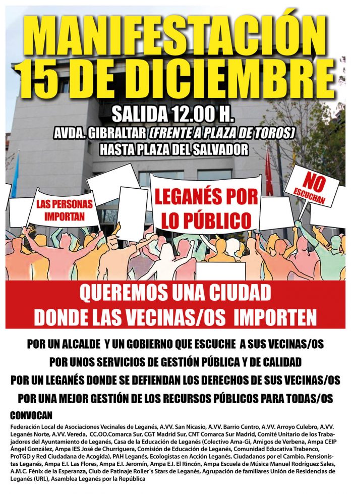 manifestacion leganes