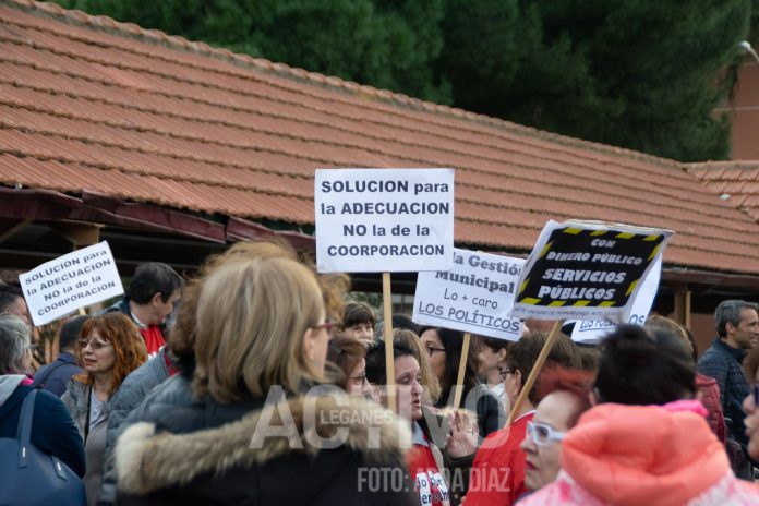 Protestas de los sindicatos en Leganés