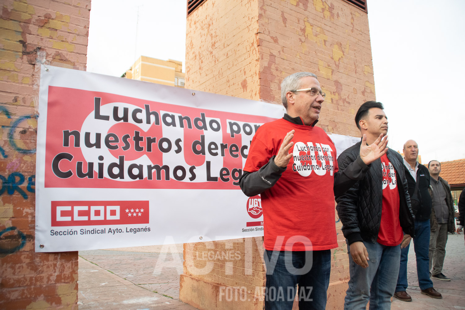 Portavoces del Comité Unitario de Trabajadores