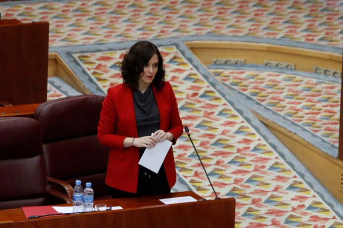 ayuso pleno asamblea de madrid