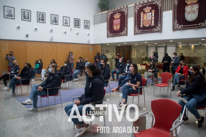 Recepción del Club Ynsadiet Leganés tras su ascenso