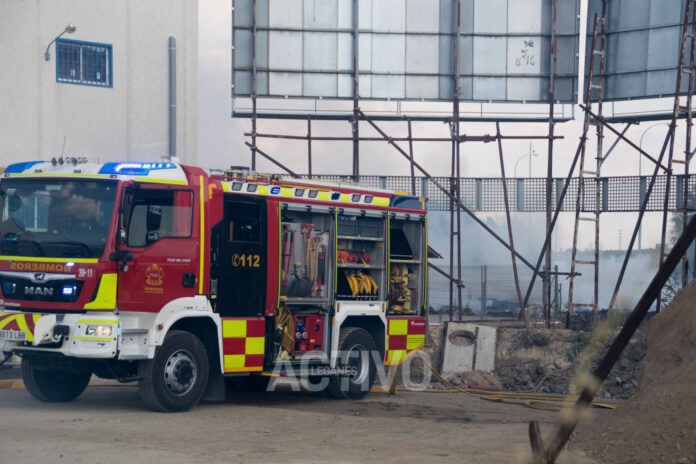 bomberos incendio leganes