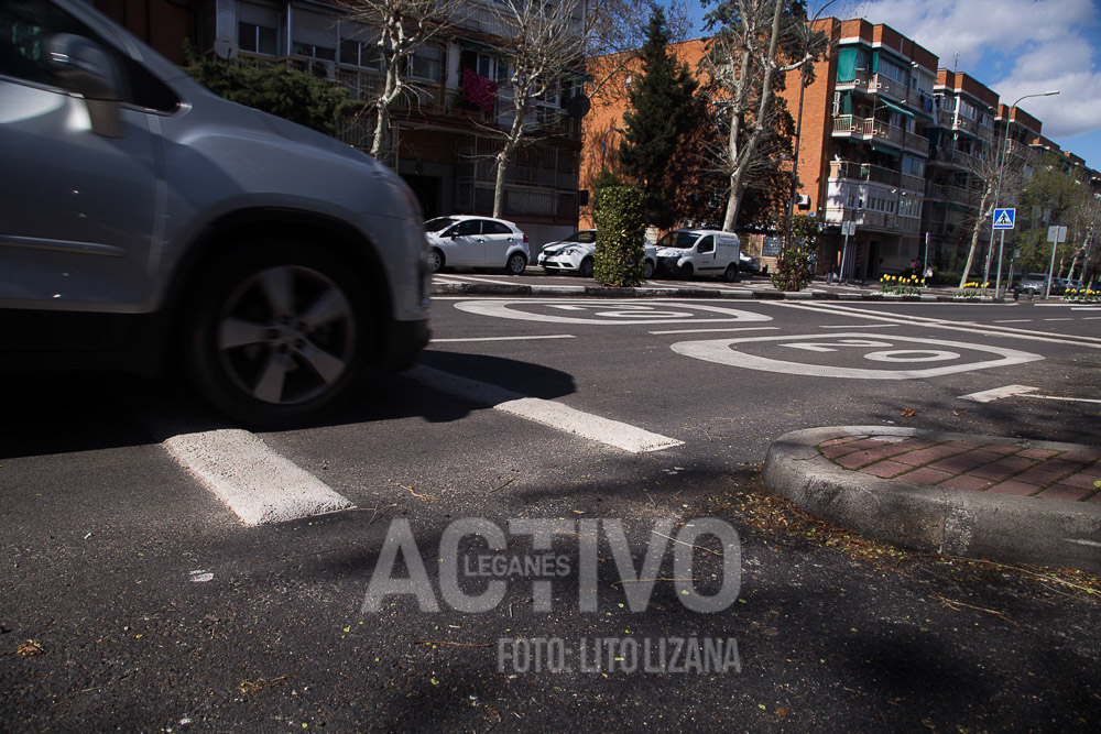 coches superan los badenes de leganes