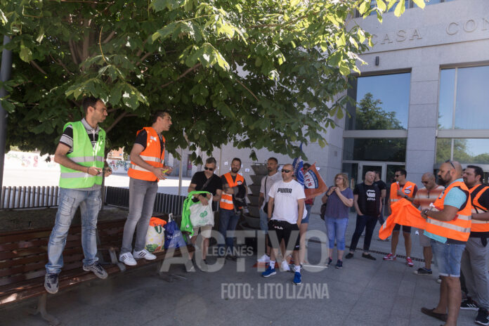 concentracion policias leganes