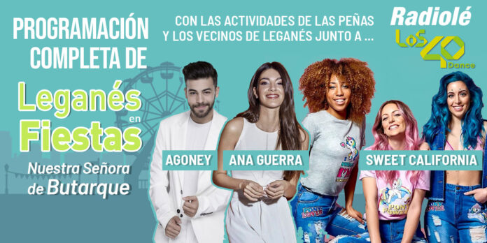 fiestas leganes butarque 2022 conciertos peñas actividades feria