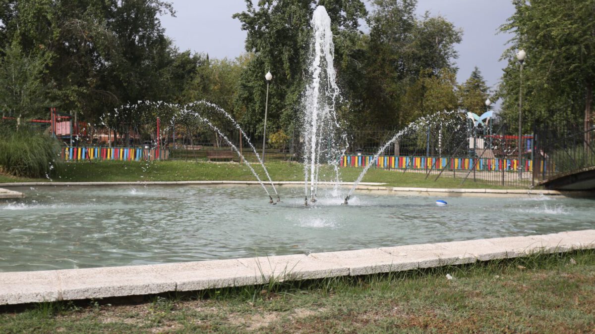 Fuente de los Olivos en el Parque de La Chopera