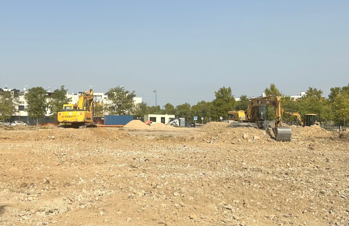 obras areas infantiles calle osa menor