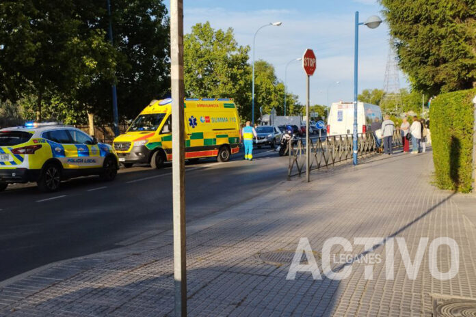 accidente avenida gran bretaña 16_05_2023 leganes activo