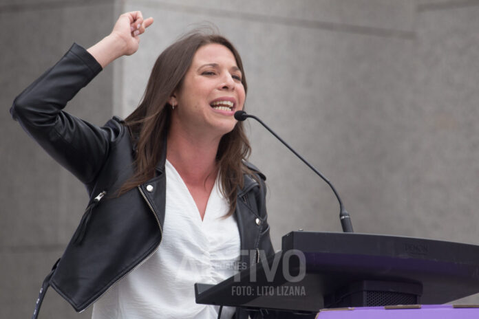 mitin unidas podemos plaza españa izquierda unida alianza verde campaña electoral elecciones