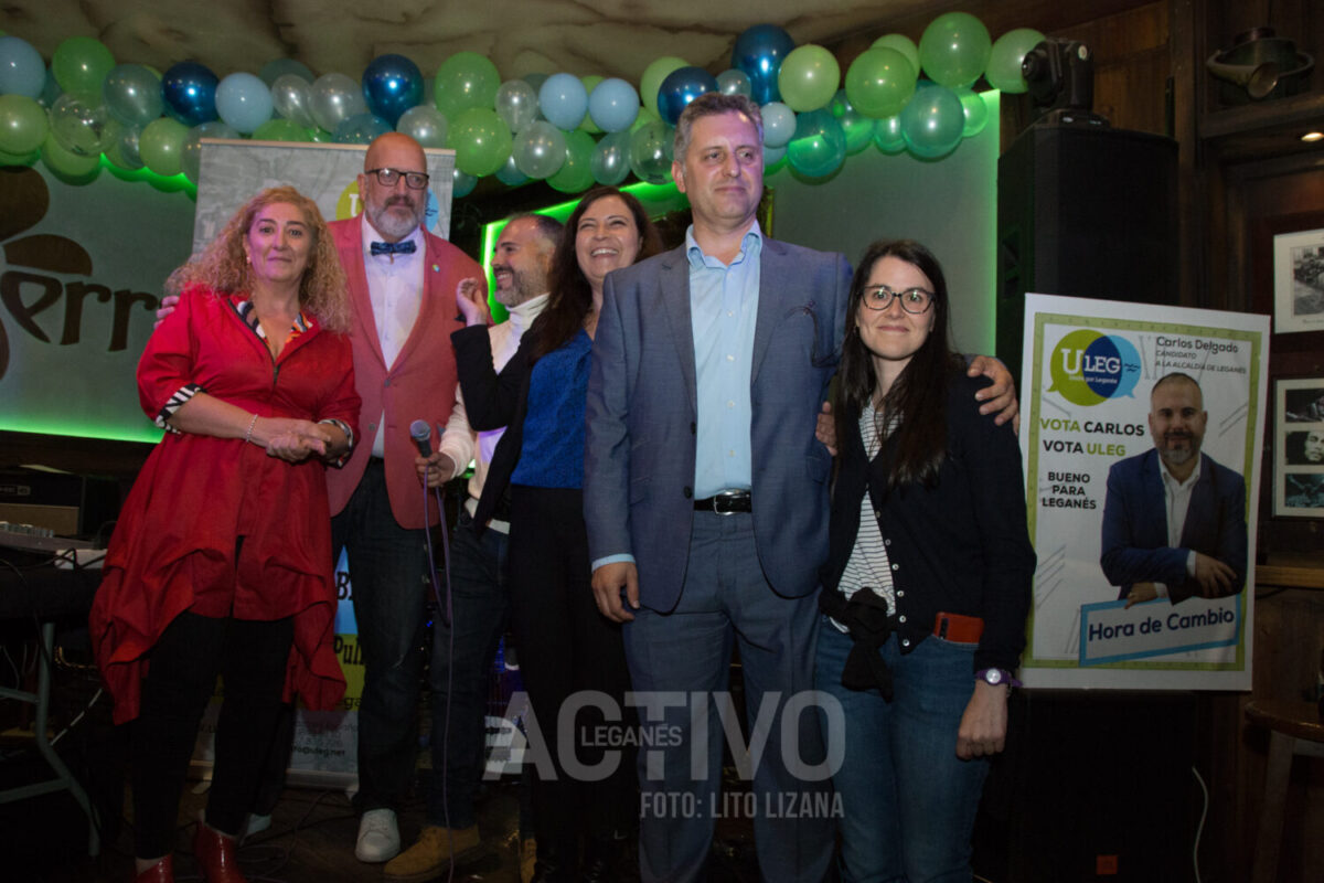 fiesta final elecciones 2023 campaña mitin uleg union por leganes