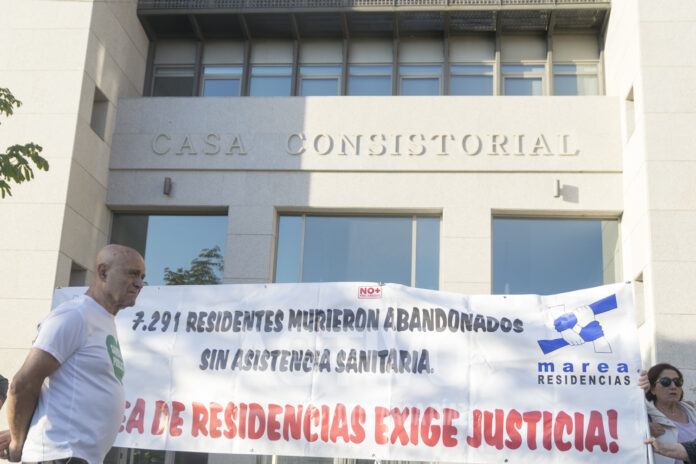 concentracion residencias mayores ayuntamiento leganes