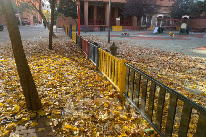 hojas calles leganes