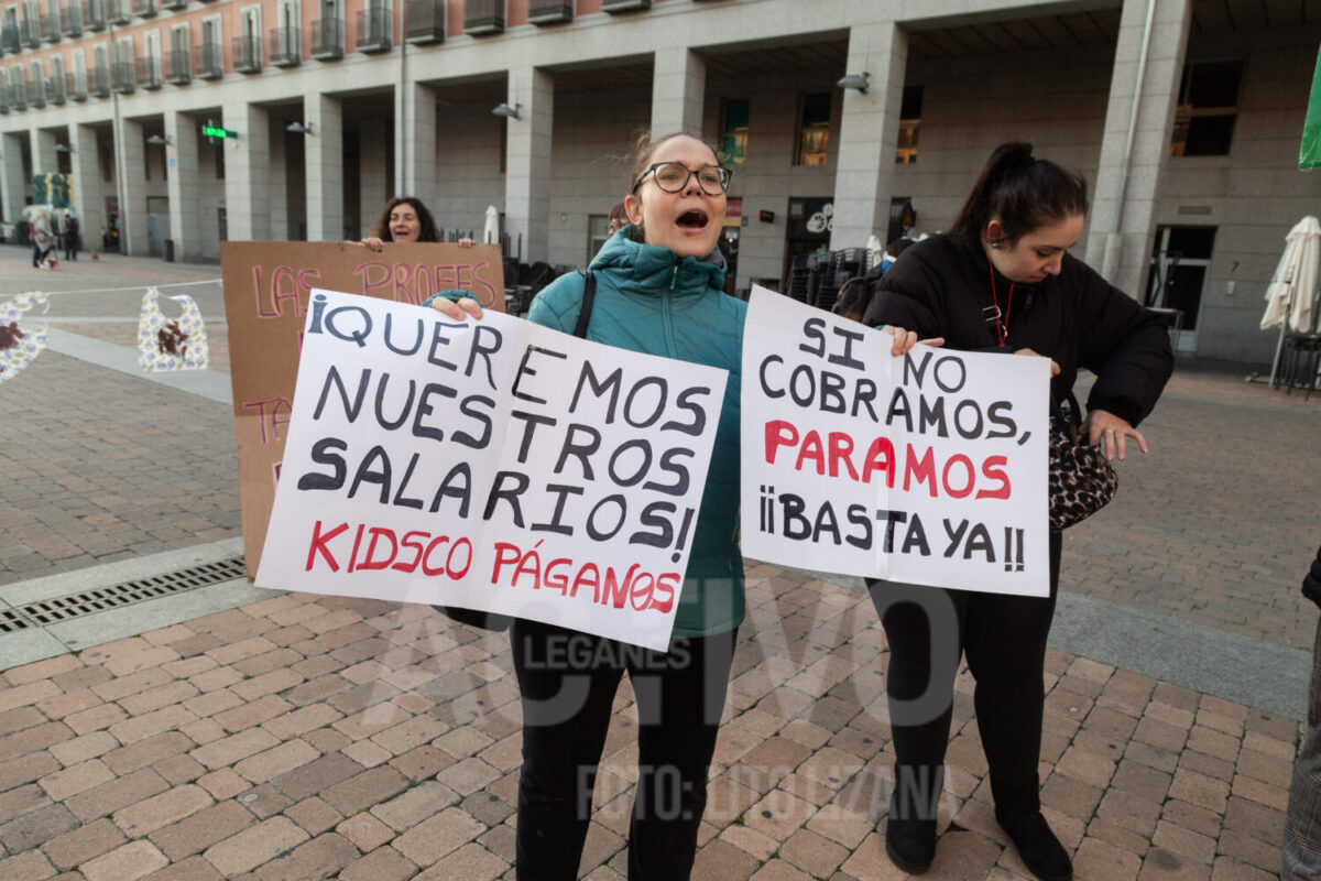 protestas profesoras kidsco