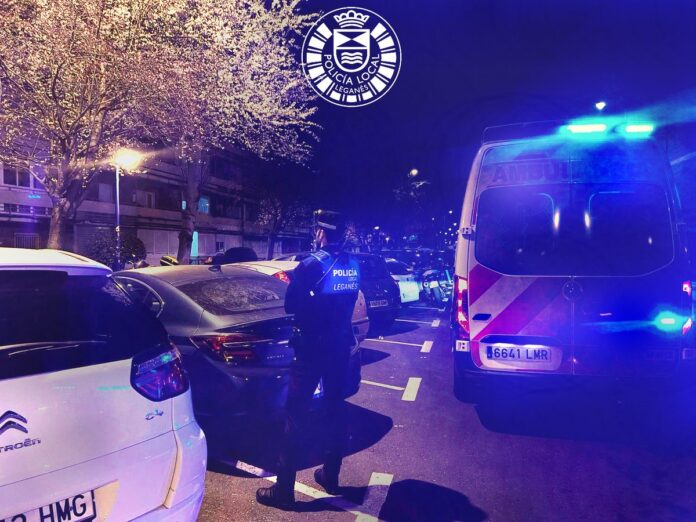 policia local ambulancia leganes