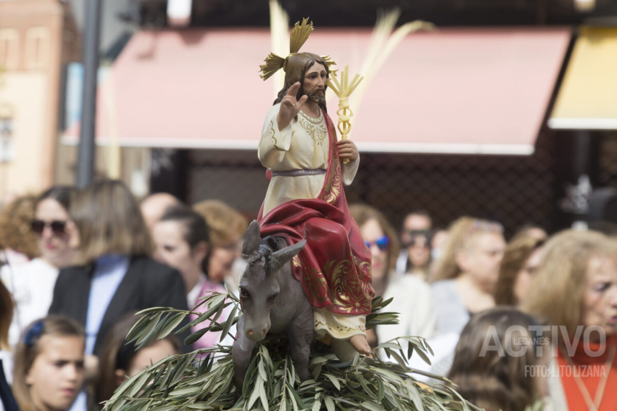 semana santa iglesia parroquia leganes borriquita