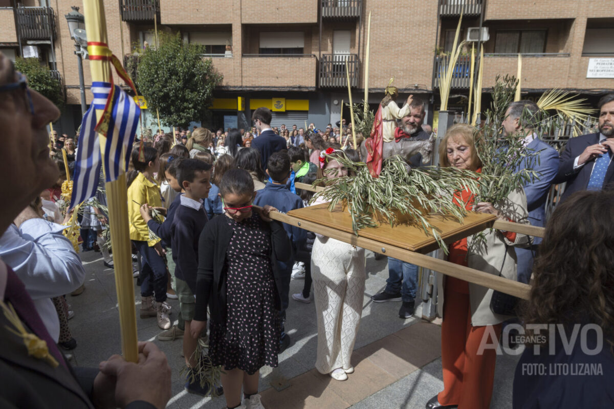 semana santa iglesia parroquia leganes borriquita