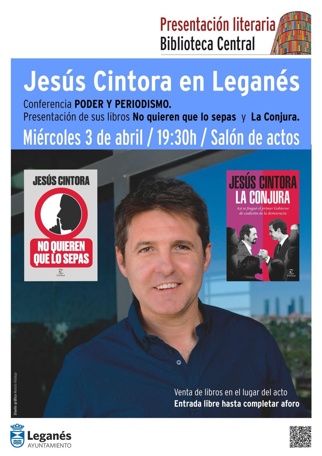 Jesús Cintora en Leganés