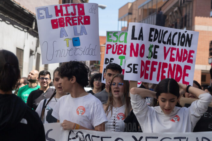 huelga educativa leganes