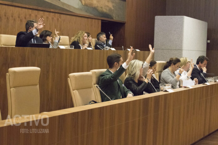 debate estado ciudad leganes plenovoto bloque equpo gobierno pp uleg