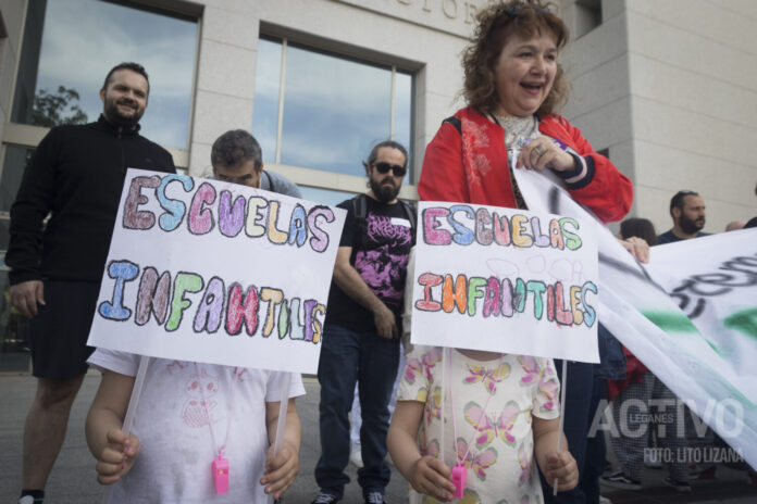 manifestación concentración escuelas infantiles pleno leganés