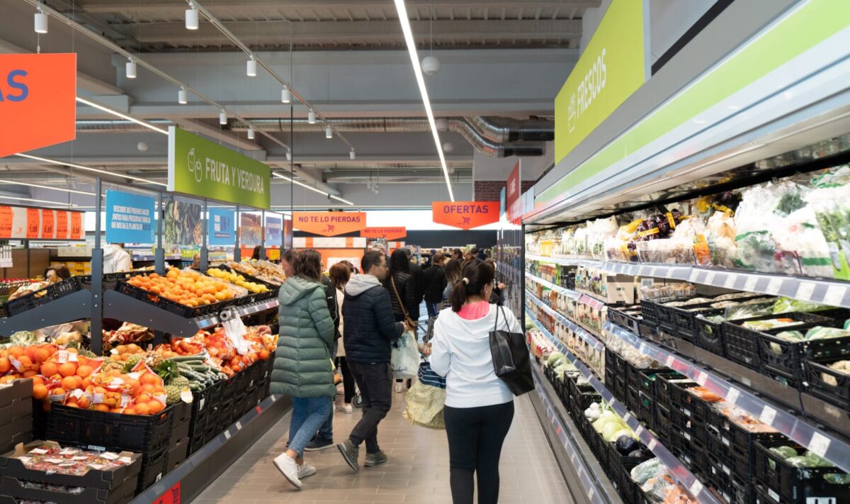 pasillos tienda aldi