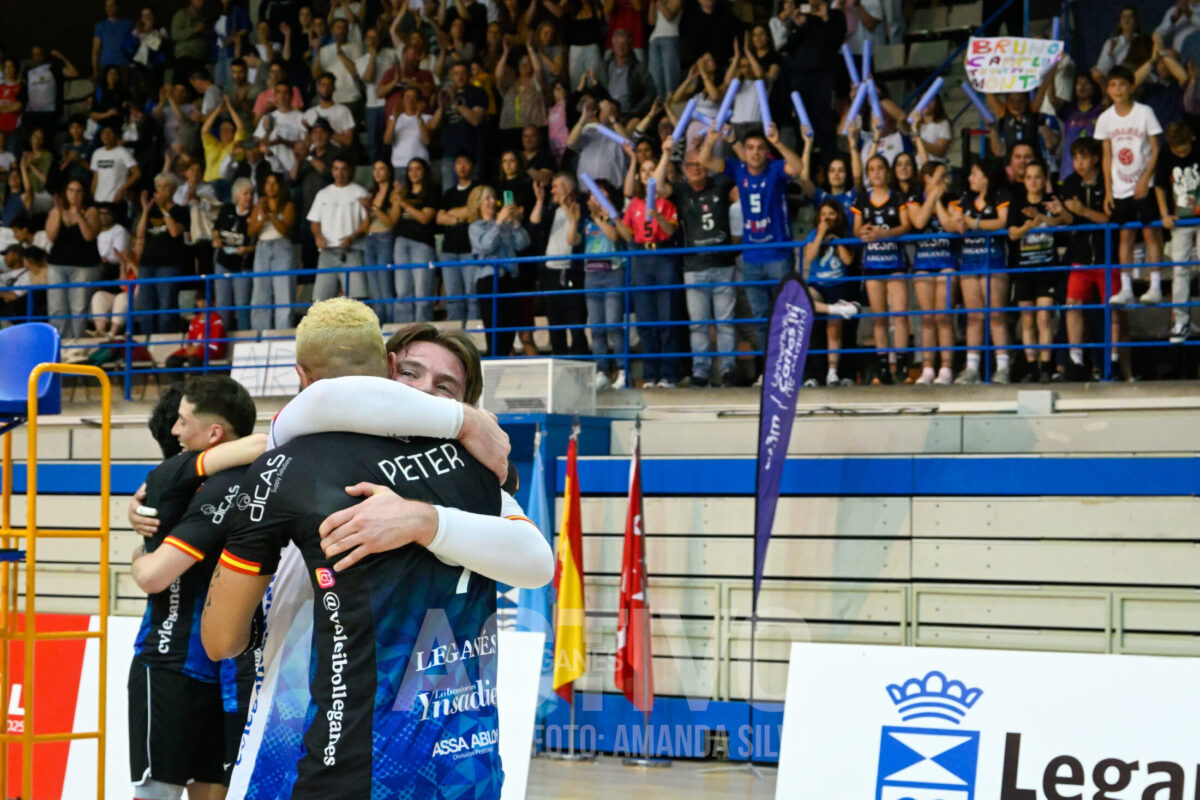 celebración voleibol leganes ascenso