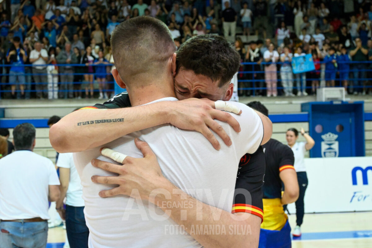 celebración voleibol leganes ascenso