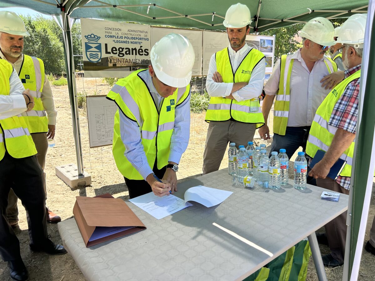 comienzo obras polideportivo leganes norte