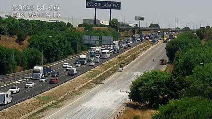 m50 cerrado obras