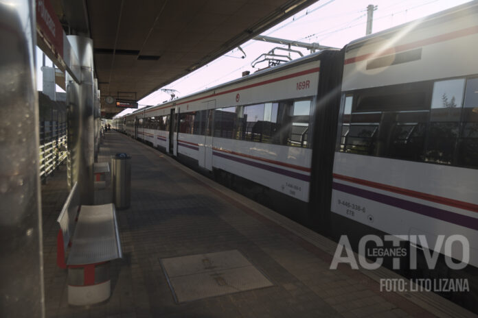 cercanías tren transporte publico parque polvoranca arroyo culebro