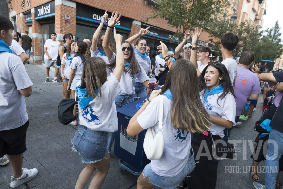pasacalles pregon leganes 2025 peñas