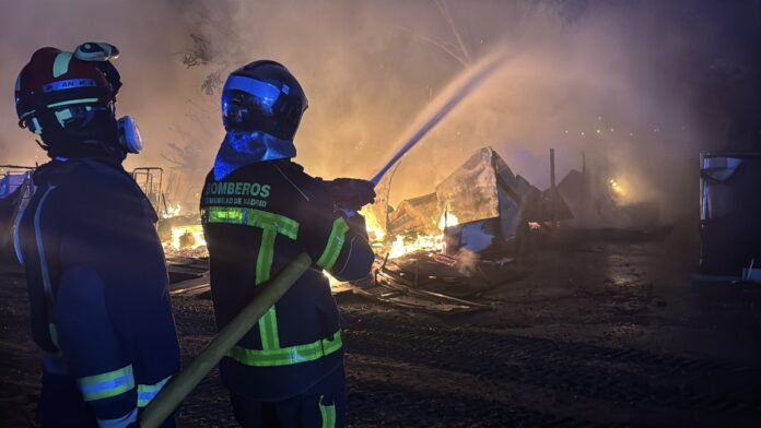 incendio chabolas leganes