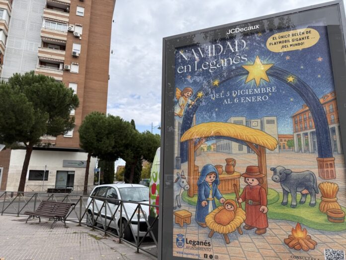 Anuncio del programa de Navidad en Leganés 2025